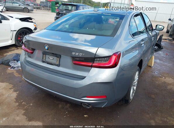 3MW89FF02P8D12613 2023 BMW 3 SERIES Gray Trasero derecho