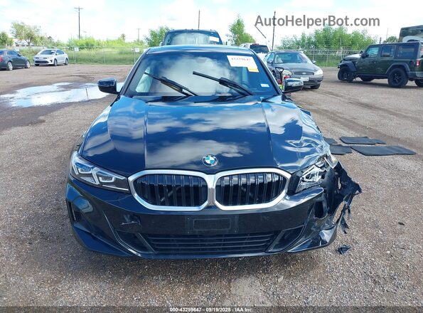 3MW89FF05R8E03555 2024 BMW 3 SERIES Black Widok zestawu wskaźników