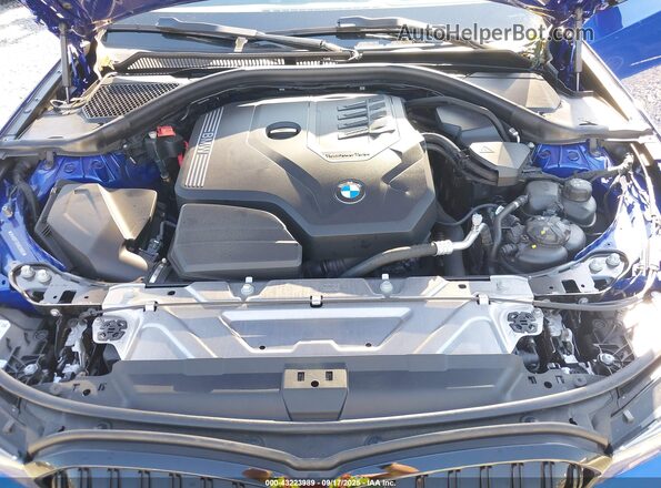 3MW89FF05R8E09890 2024 BMW 3 SERIES Blue Вид ззаду