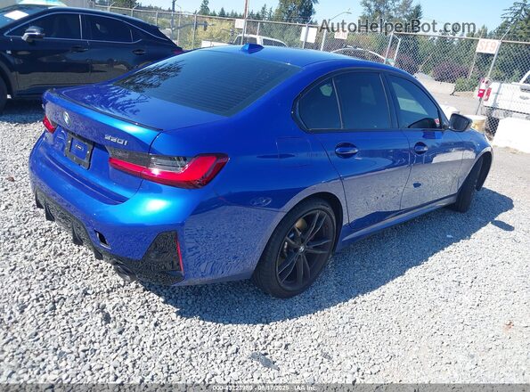 3MW89FF05R8E09890 2024 BMW 3 SERIES Blue Задня права чверть