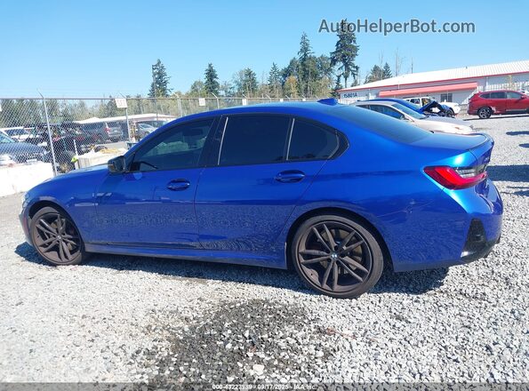 3MW89FF05R8E09890 2024 BMW 3 SERIES Blue Панорамний вид салону 360°