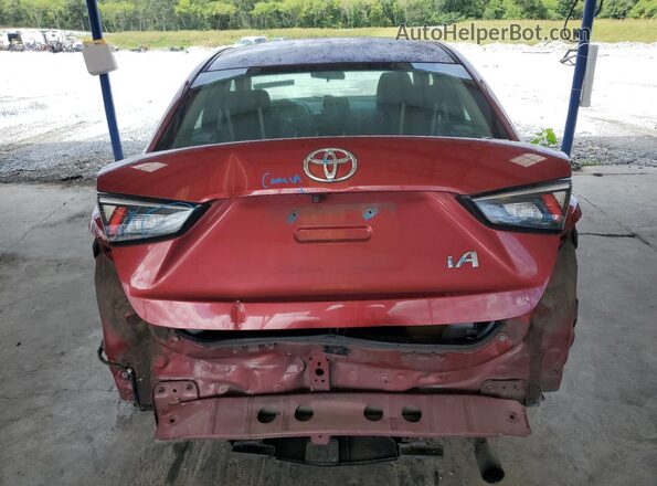3MYDLBYV0JY301090 2018 TOYOTA YARIS Red 
