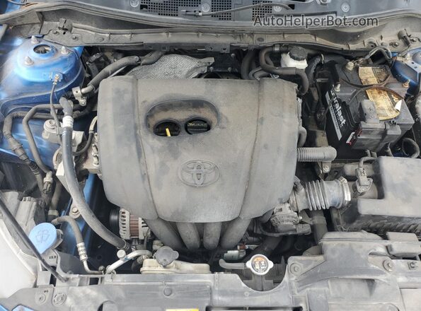 3MYDLBYV3JY314674 2018 TOYOTA YARIS Синий 