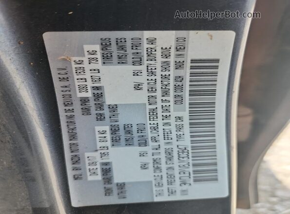 3MYDLBYV8JY303847 2018 TOYOTA YARIS Charcoal 
