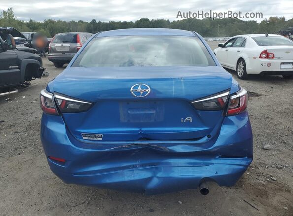 3MYDLBZV2GY115218 2016 TOYOTA SCION Blue Rear view