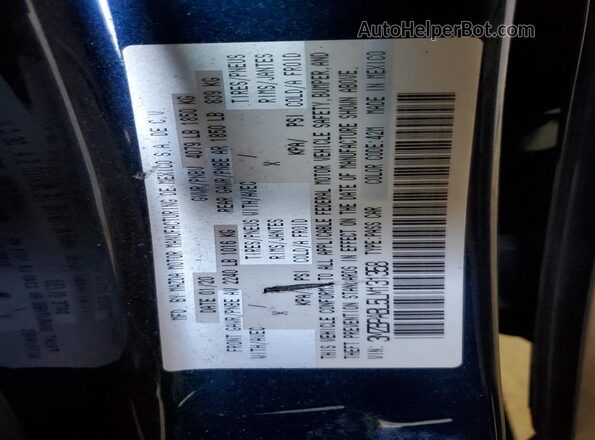 3MZBPABL5LM131358 2020 MAZDA 3 Blue Vista del compartimento del motor