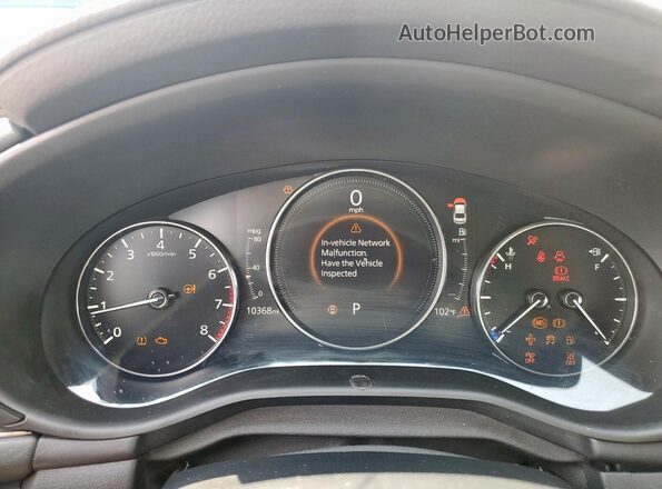 3MZBPACM1SM450195 2025 MAZDA 3 Gray Widok zestawu wskaźników
