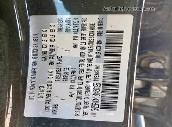 3MZBPACM1SM450195 2025 MAZDA 3 Gray Widok komory silnika