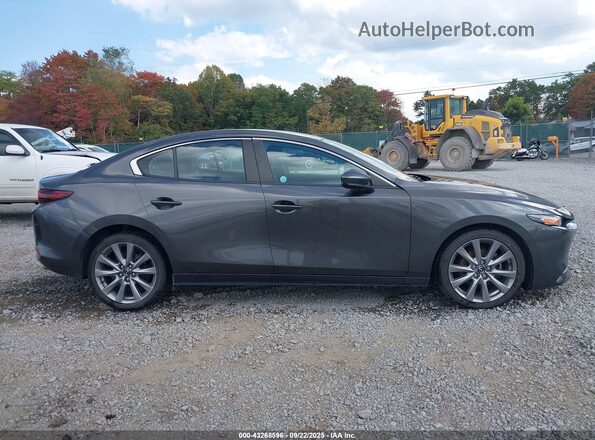 3MZBPBBM0MM205107 2021 MAZDA 3 Серый Вид задней части салона