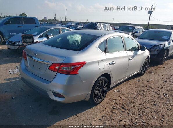3N1AB7AP0HY207253 2017 NISSAN SENTRA Серебряный Задняя правая четверть
