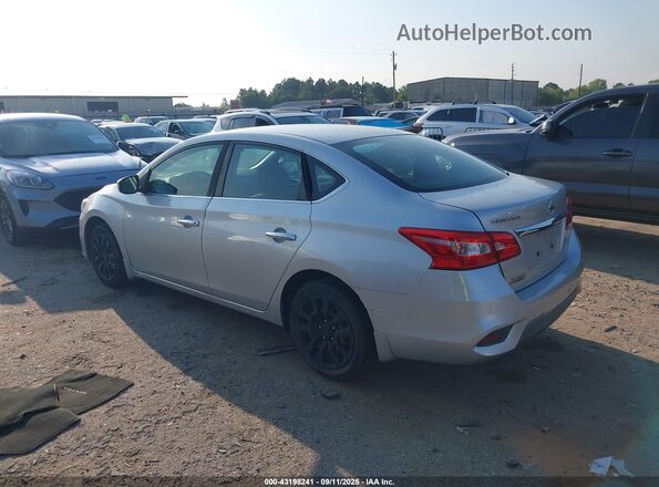 3N1AB7AP0HY207253 2017 NISSAN SENTRA Серебряный Задняя левая четверть