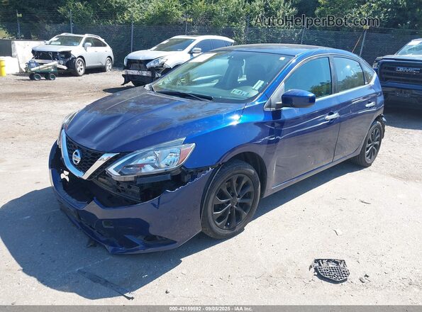 3N1AB7AP5JY242537 2018 NISSAN SENTRA Blue 
