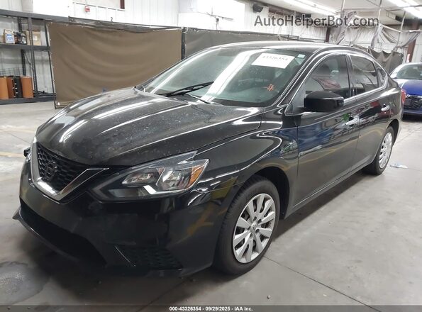 3N1AB7AP7GL653542 2016 NISSAN SENTRA Black Vista tres cuartos delantera izquierda