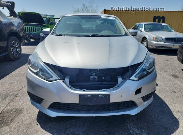 3N1AB7AP8GY283219 2016 NISSAN SENTRA Silver Вид спереду