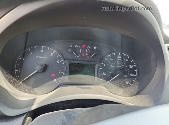 3N1AB7AP8GY283219 2016 NISSAN SENTRA Silver Вид щитка приладів
