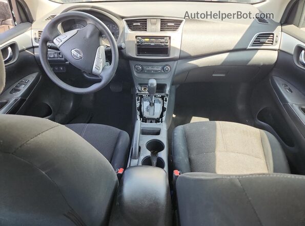 3N1AB7AP8GY283219 2016 NISSAN SENTRA Silver Вид панелі приладів