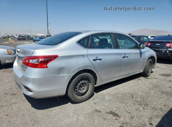3N1AB7AP8GY283219 2016 NISSAN SENTRA Silver Задня права чверть
