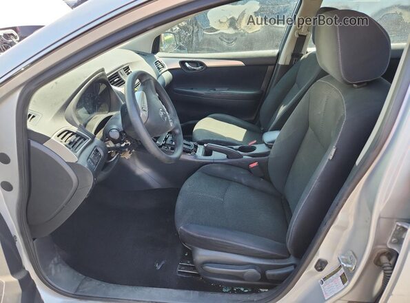 3N1AB7AP8GY283219 2016 NISSAN SENTRA Silver Вид салону спереду