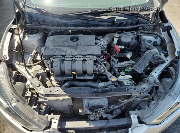 3N1AB7AP8GY283219 2016 NISSAN SENTRA Silver Вид задньої частини салону