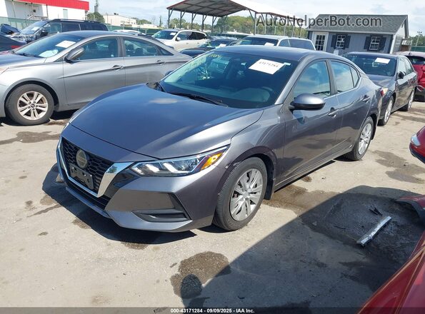 3N1AB8BV0LY291392 2020 NISSAN SENTRA Gray წინა მარცხენა ხედი სამი მეოთხედიდან
