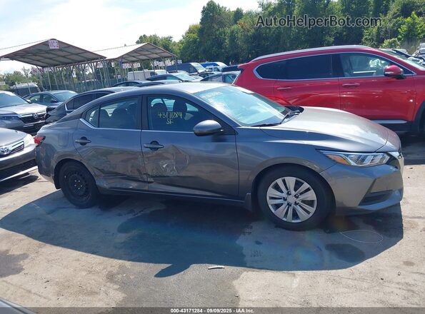 3N1AB8BV0LY291392 2020 NISSAN SENTRA Gray უკანა სალონის ხედი