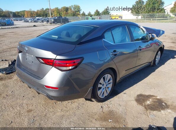 3N1AB8BV4LY306511 2020 NISSAN SENTRA Серый Задняя правая четверть