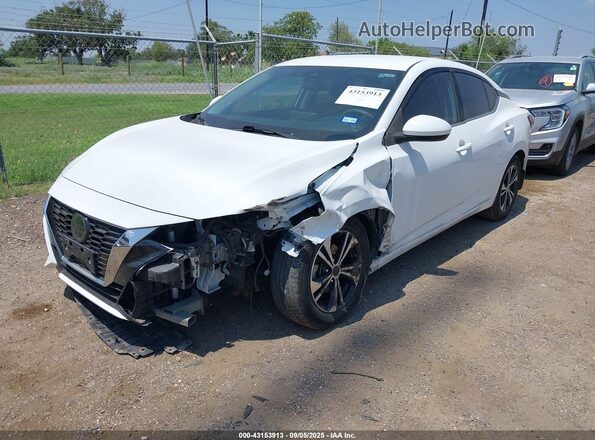 3N1AB8CV0MY254214 2021 NISSAN SENTRA White Przód lewy