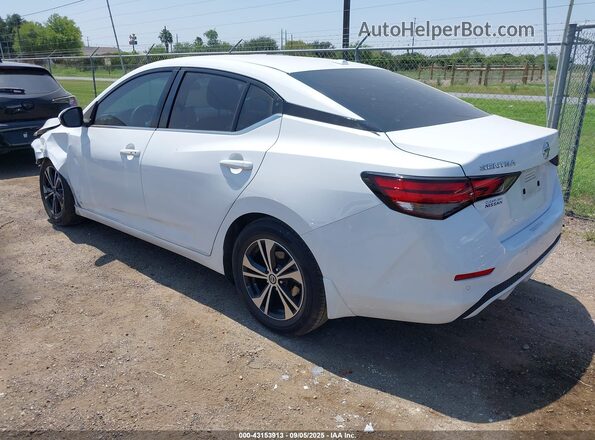 3N1AB8CV0MY254214 2021 NISSAN SENTRA White Tył lewy