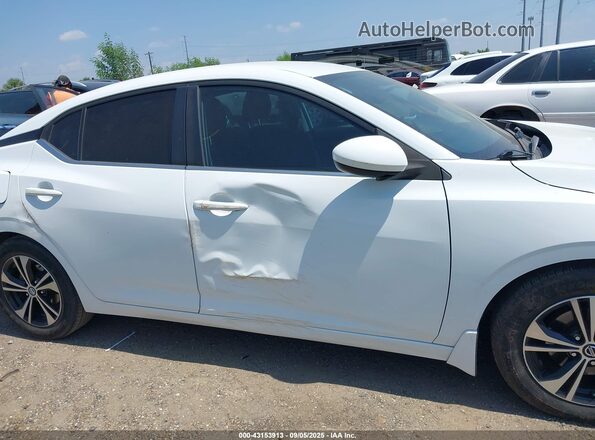 3N1AB8CV0MY254214 2021 NISSAN SENTRA White Widok wnętrza 360 stopni
