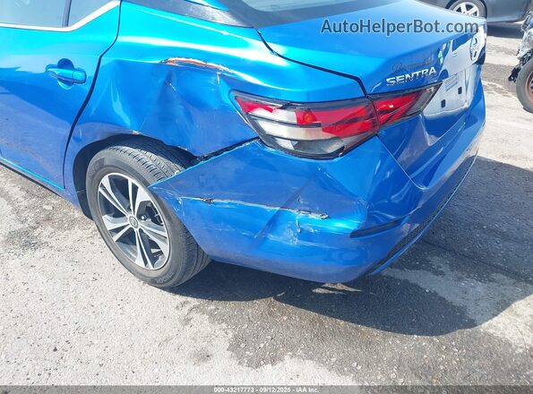 3N1AB8CV0PY275391 2023 NISSAN SENTRA Blue Դիմացի տեսք