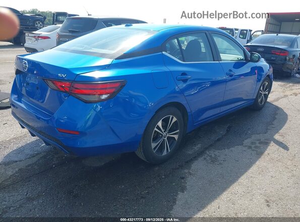 3N1AB8CV0PY275391 2023 NISSAN SENTRA Blue Հետևի աջ