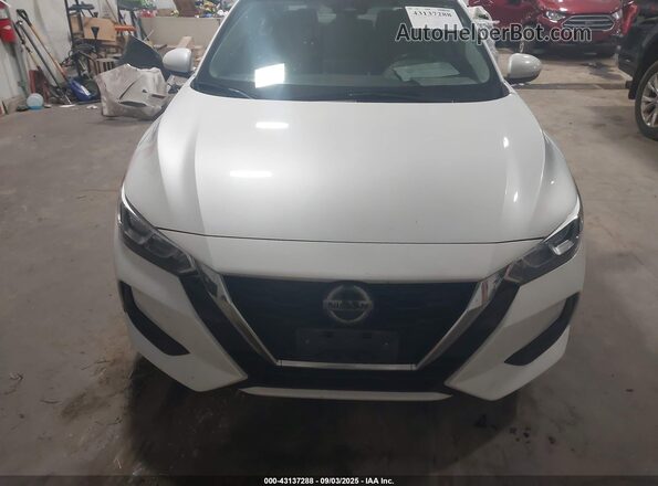3N1AB8CV1MY206785 2021 NISSAN SENTRA White ხელსაწყოთა პანელის ხედი