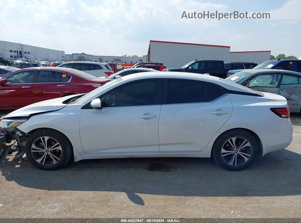 3N1AB8CV2LY217504 2020 NISSAN SENTRA Белый Панорамный вид салона 360°