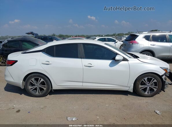 3N1AB8CV2LY217504 2020 NISSAN SENTRA Белый Вид задней части салона