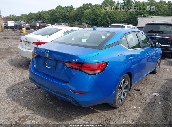 3N1AB8CV2LY285317 2020 NISSAN SENTRA Blue Rear right