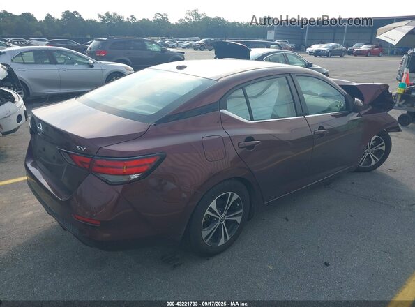 3N1AB8CV2MY324070 2021 NISSAN SENTRA Burgundy 