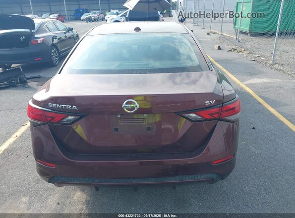 3N1AB8CV2MY324070 2021 NISSAN SENTRA Burgundy 