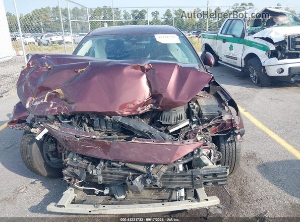 3N1AB8CV2MY324070 2021 NISSAN SENTRA Burgundy 