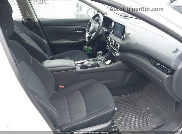 3N1AB8CV4LY219237 2020 NISSAN SENTRA Белый Вид салона спереди