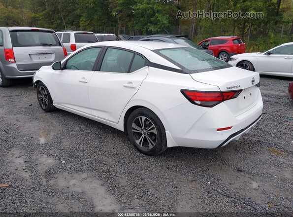 3N1AB8CV4LY219237 2020 NISSAN SENTRA Белый Задняя левая четверть