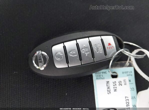 3N1AB8CV4LY219237 2020 NISSAN SENTRA Белый Вид панели приборов