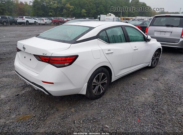 3N1AB8CV4LY219237 2020 NISSAN SENTRA Белый Задняя правая четверть