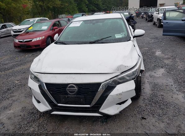 3N1AB8CV4LY219237 2020 NISSAN SENTRA Белый Вид щитка приборов
