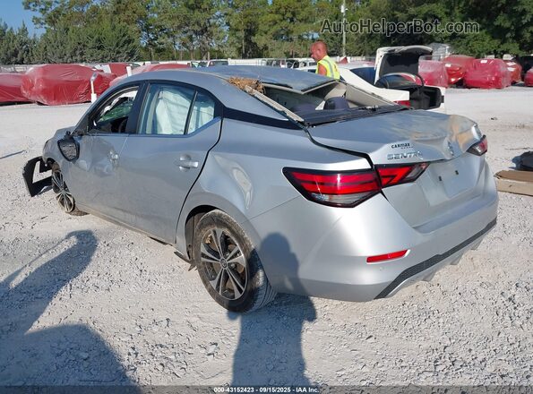 3N1AB8CV7MY253769 2021 NISSAN SENTRA Silver Задня ліва чверть