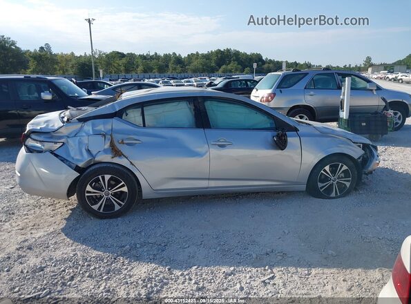 3N1AB8CV7MY253769 2021 NISSAN SENTRA Silver Вид задньої частини салону