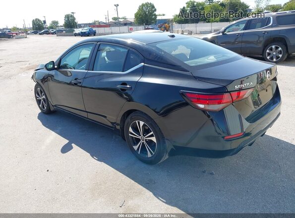 3N1AB8CV8MY217427 2021 NISSAN SENTRA Black Հետևի ձախ