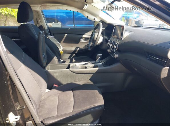 3N1AB8CV9LY303859 2020 NISSAN SENTRA Черный Вид салона спереди