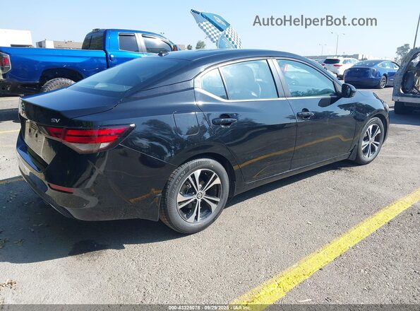 3N1AB8CV9LY303859 2020 NISSAN SENTRA Черный Задняя правая четверть