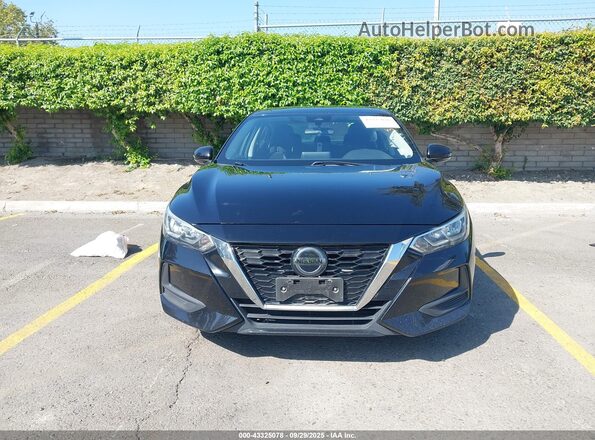 3N1AB8CV9LY303859 2020 NISSAN SENTRA Черный Вид панели приборов