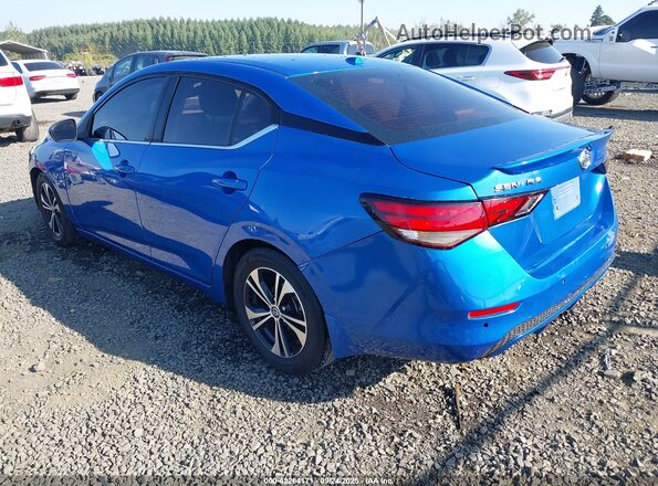 3N1AB8CVXLY255496 2020 NISSAN SENTRA Синий Задняя левая четверть